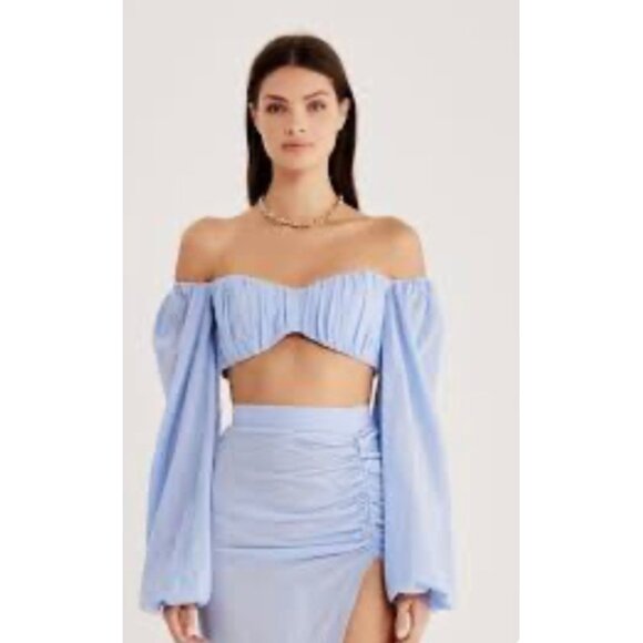 Rumer the Label NWT Camille Long Sleeve Crop XS - Picture 1 of 7